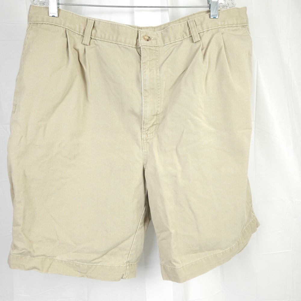 Carhartt Khaki Work‎ Pleated Shorts Men's 40 Tan High Rise Chino Dungarees